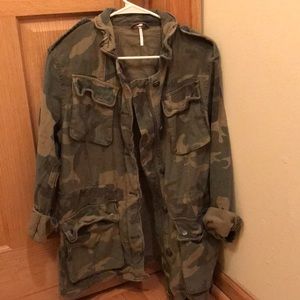 Free people military jacket